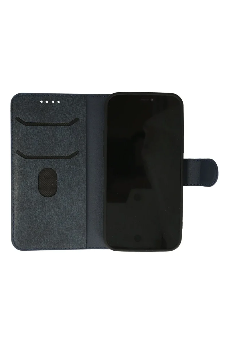 Newface iPhone 12 Kılıf Trend S Plus Kapaklı Kılıf - Lacivert