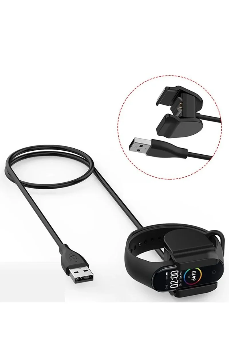 Newface MC06 Şarj Adaptörü 100cm Xiaomi Mi Band 5/6