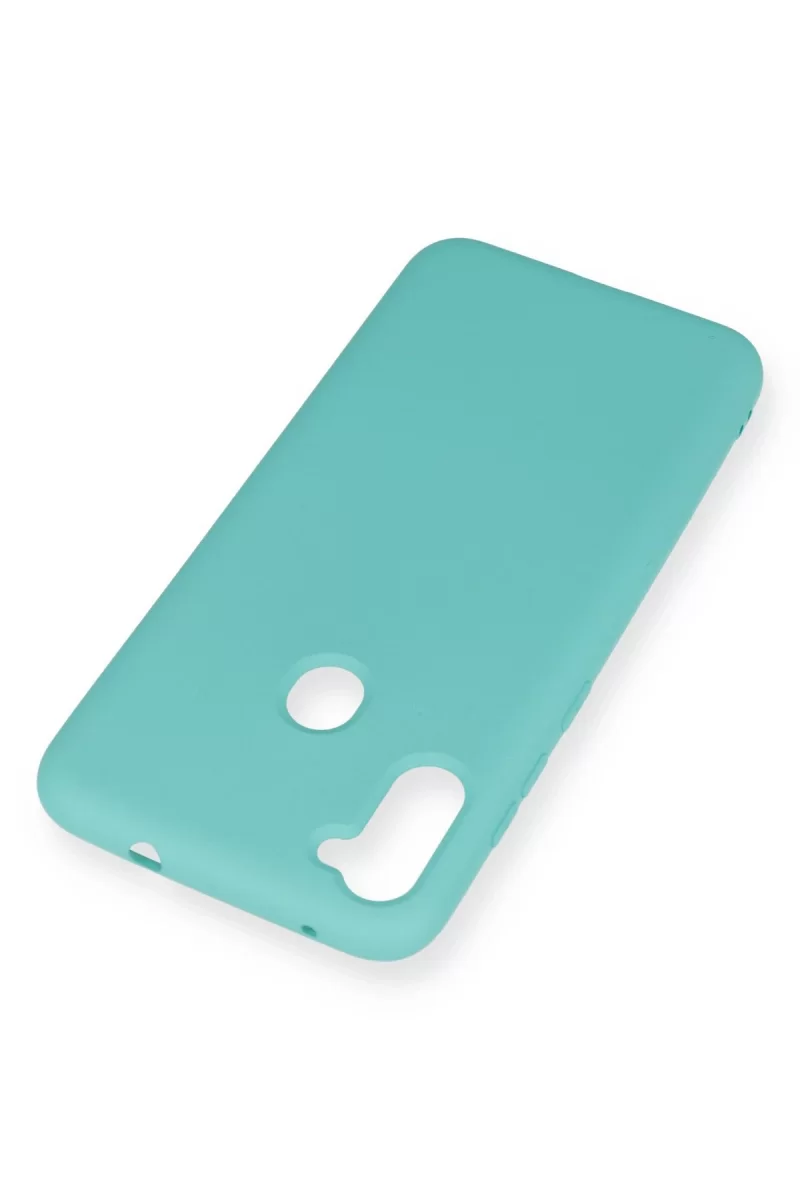 Newface Samsung Galaxy A11 Kılıf Nano içi Kadife Silikon - Turkuaz