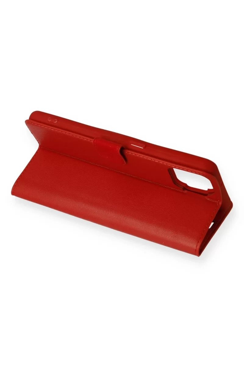 Newface Oppo A73 Kılıf Trend S Plus Kapaklı Kılıf - Kırmızı