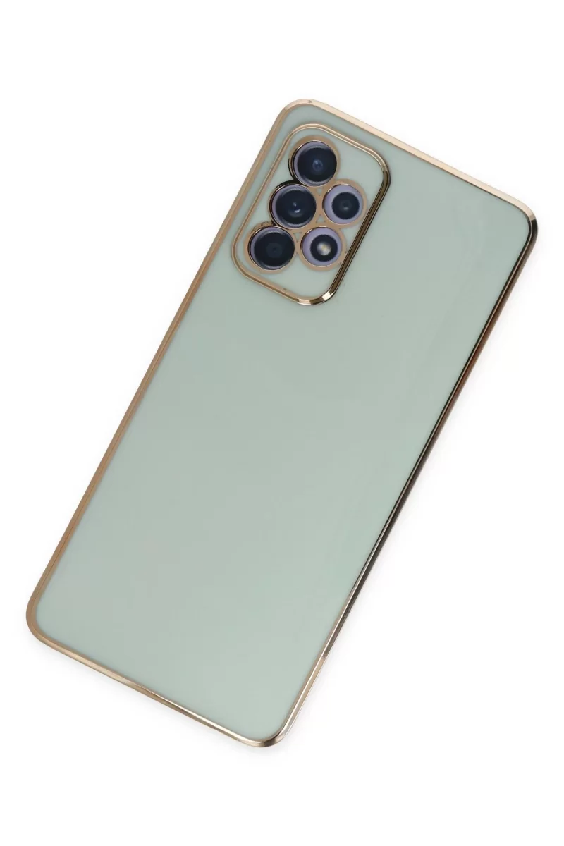 Newface Samsung Galaxy A52 Kılıf Volet Silikon - Açık Yeşil