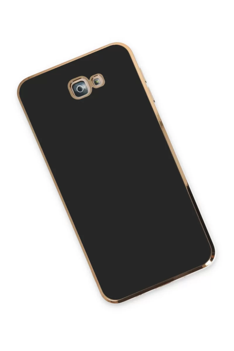 Newface Samsung Galaxy J7 Prime Kılıf Volet Silikon - Siyah