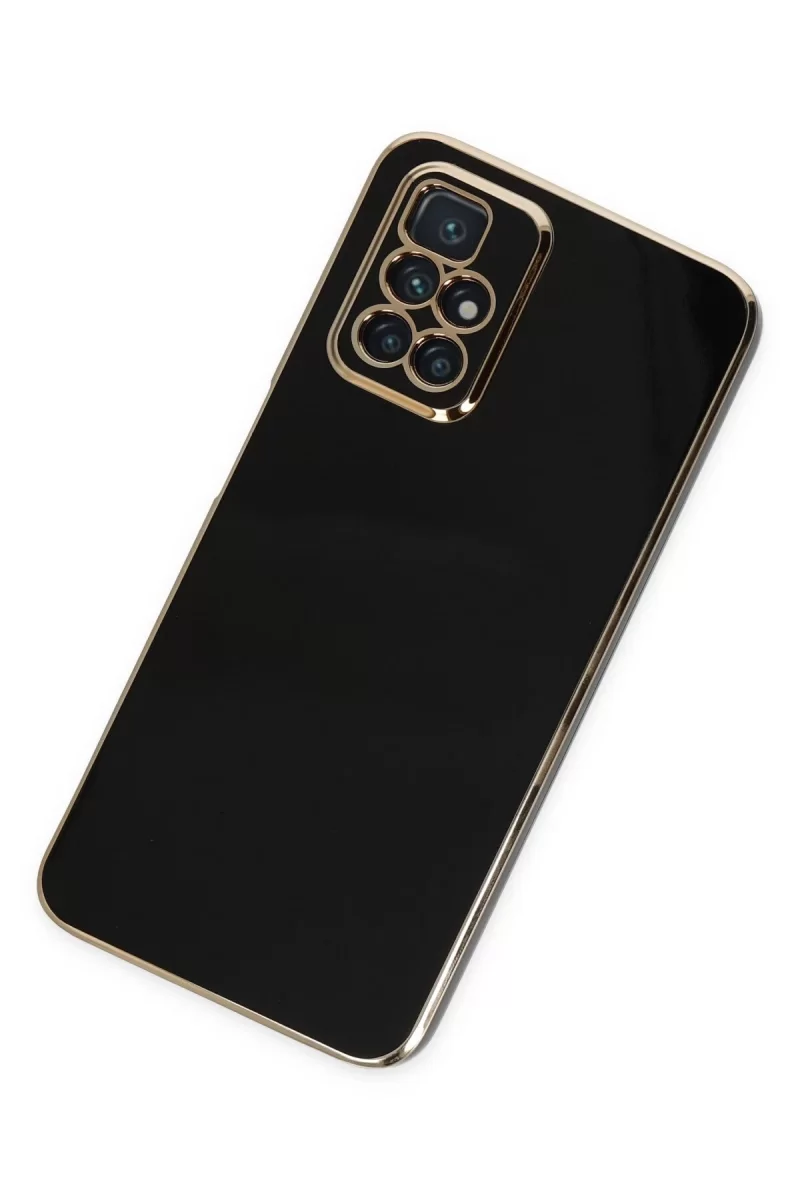 Newface Xiaomi Redmi 10 2022 Kılıf Volet Silikon - Siyah