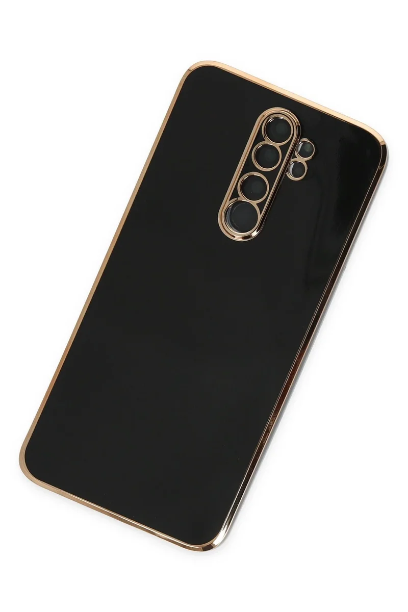 Newface Xiaomi Redmi Note 8 Pro Kılıf Volet Silikon - Siyah