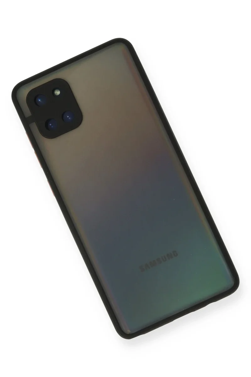 Newface Samsung Galaxy A81 / Note 10 Lite Kılıf Montreal Silikon Kapak - Siyah