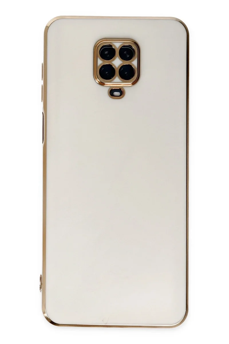 Newface Xiaomi Redmi Note 9 Pro Kılıf Volet Silikon - Beyaz