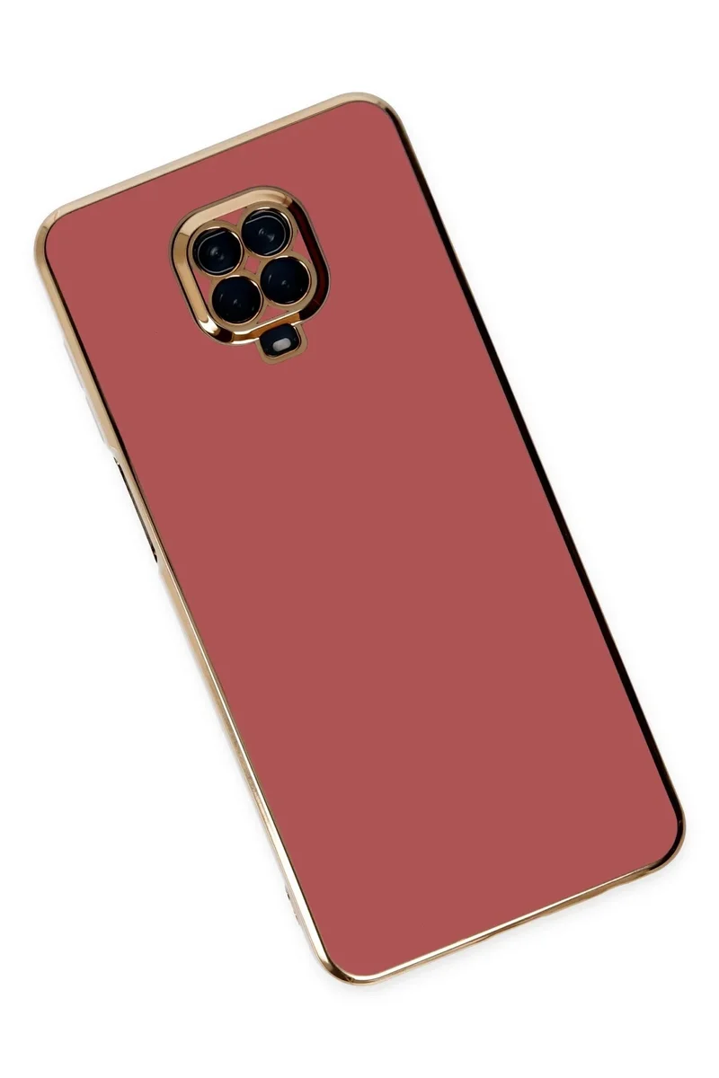 Newface Xiaomi Redmi Note 9 Pro Kılıf Volet Silikon - Kırmızı