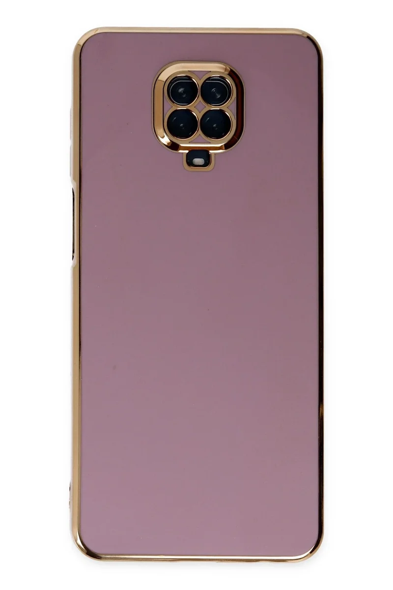 Newface Xiaomi Redmi Note 9 Pro Kılıf Volet Silikon - Mor