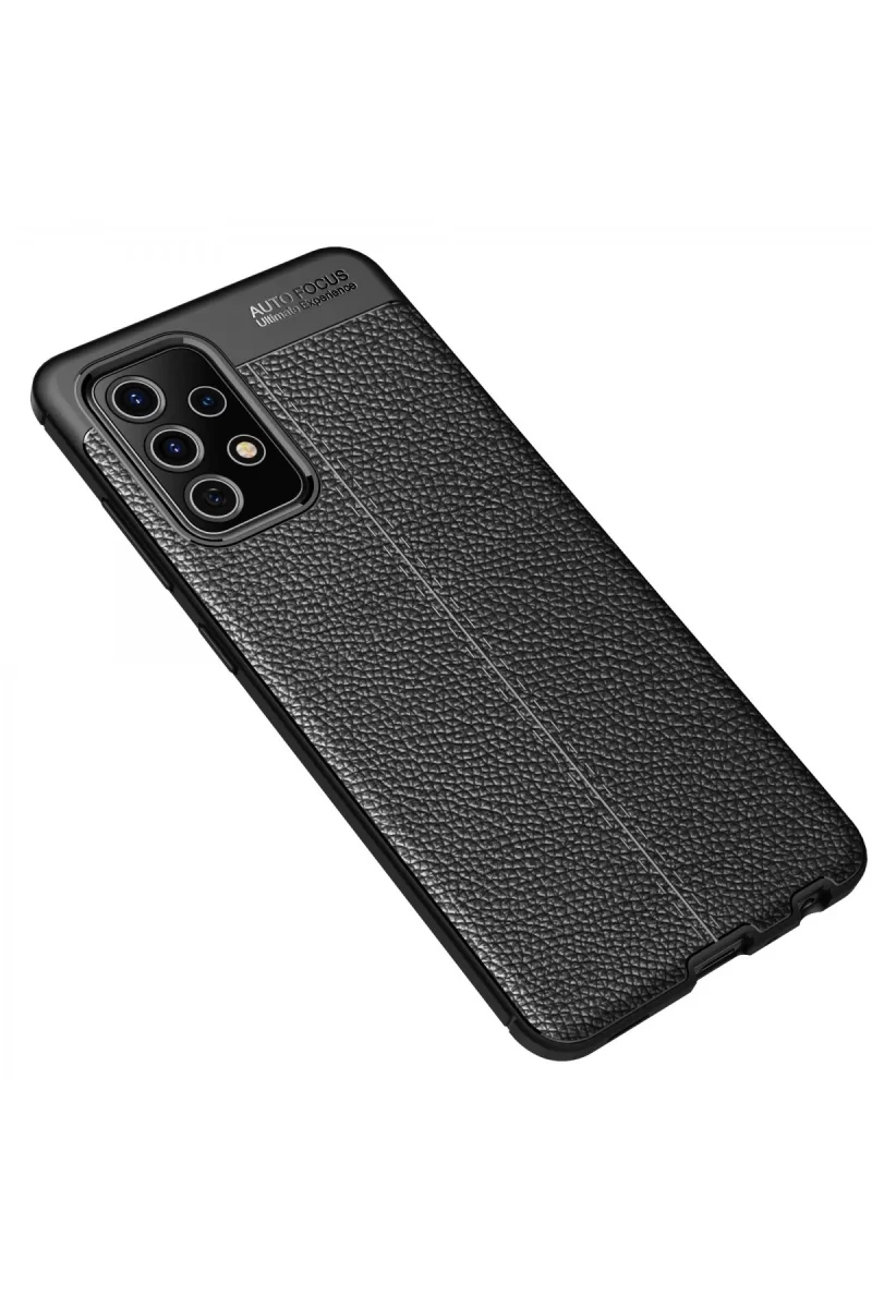 Newface Samsung Galaxy A72 Kılıf Auto Focus Kapak - Siyah