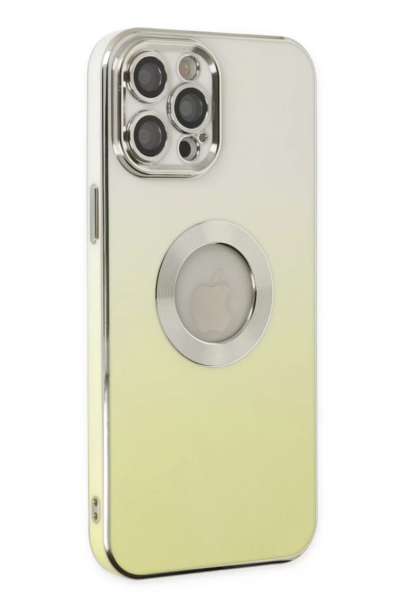 Newface iPhone 12 Pro Max Kılıf Best Silikon - Sarı