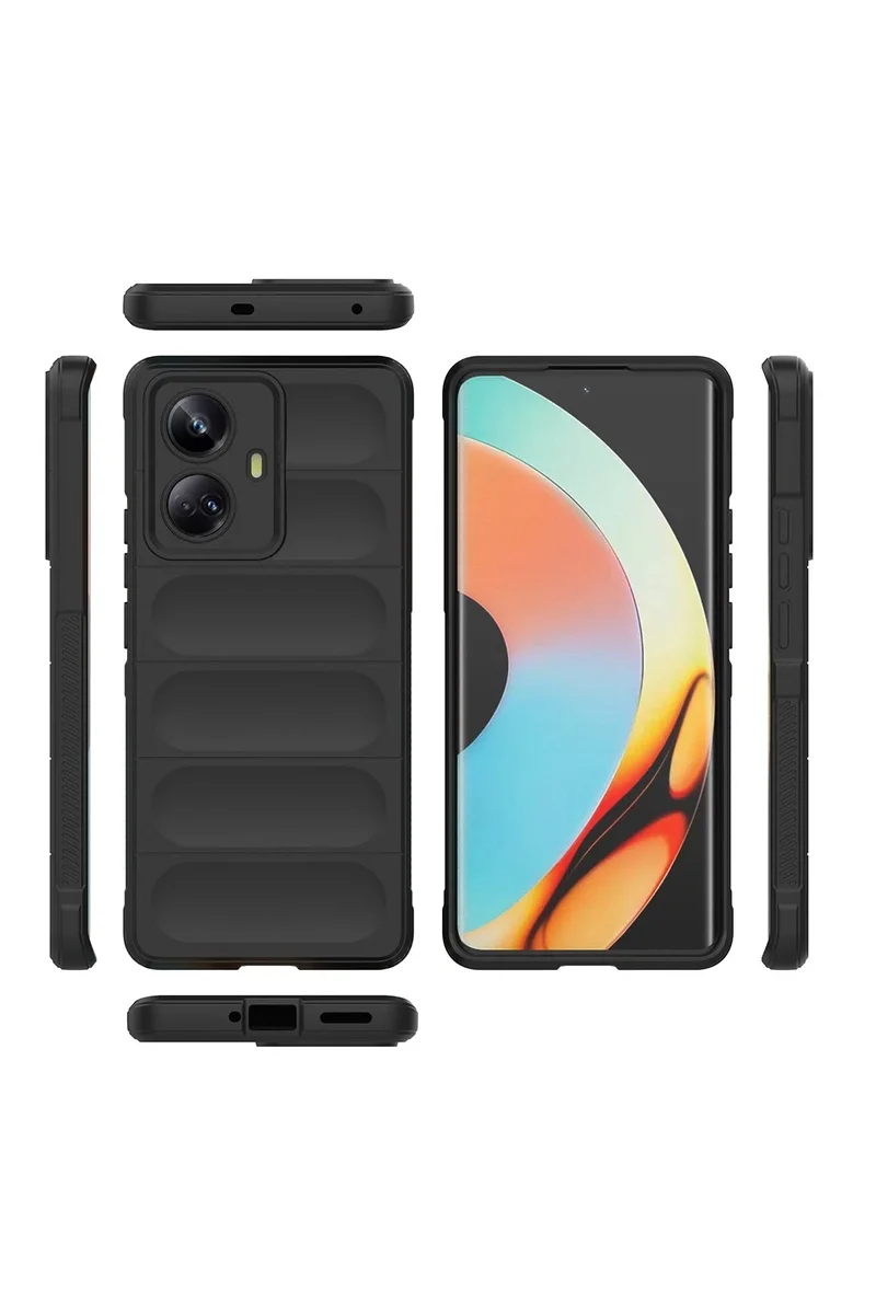 Newface Realme 10 Pro 5G Kılıf Optimum Silikon - Sky Blue