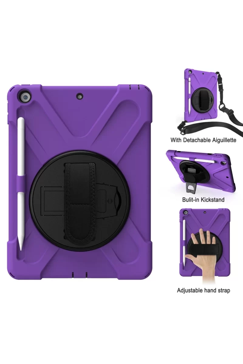 Newface iPad 5 Air 9.7 Kılıf Amazing Tablet Kapak - Mor