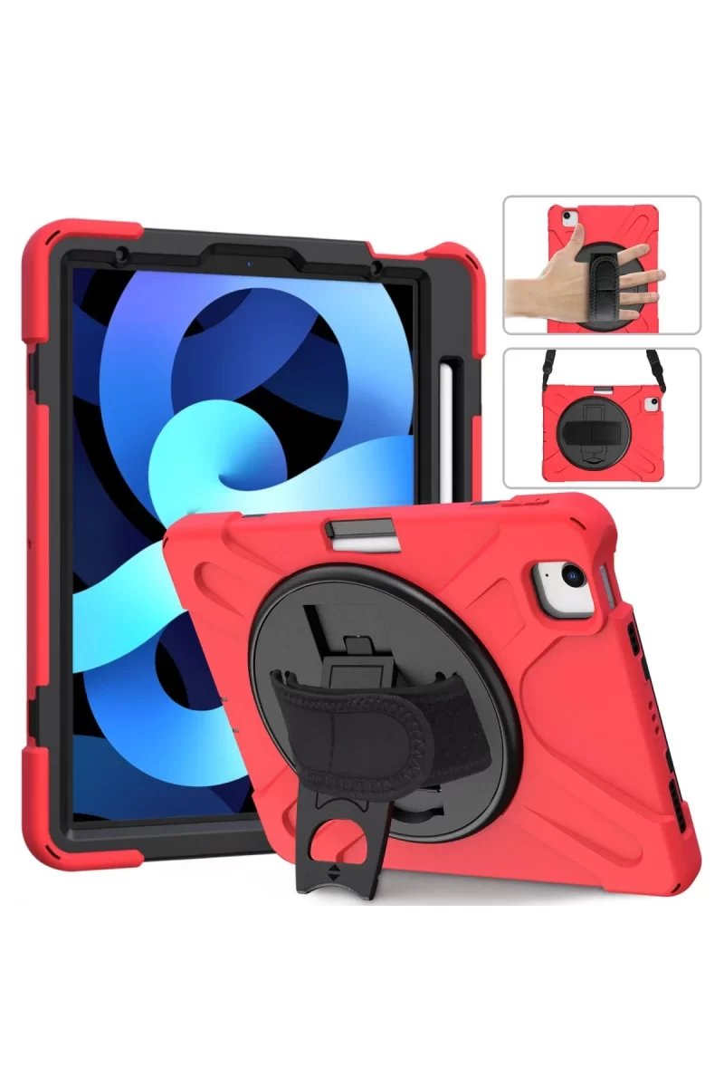 Newface iPad Pro 11 (2020) Kılıf Amazing Tablet Kapak - Kırmızı