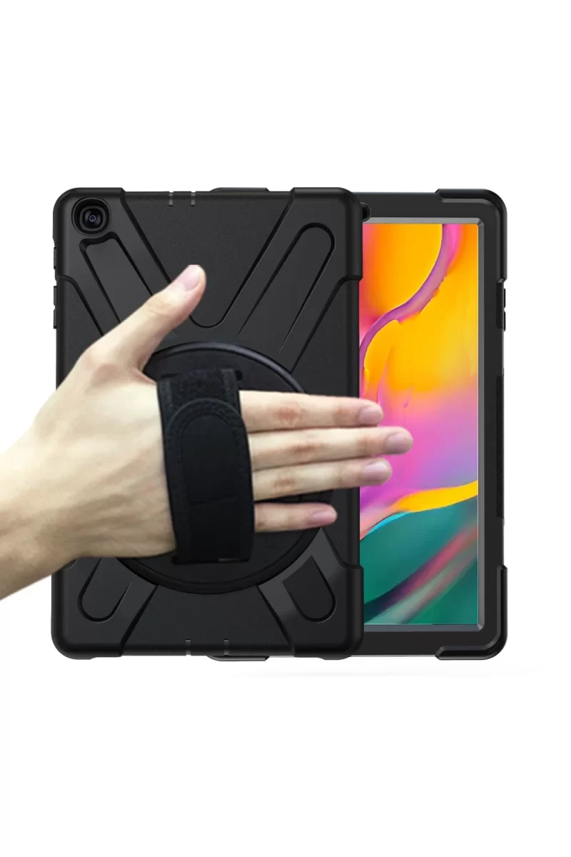 Newface Samsung Galaxy T510 Tab A 10.1 Kılıf Amazing Tablet Kapak - Siyah