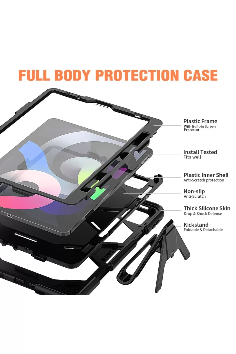 Newface iPad Pro 11 (2020) Kılıf Griffin Tablet Kapak - Siyah