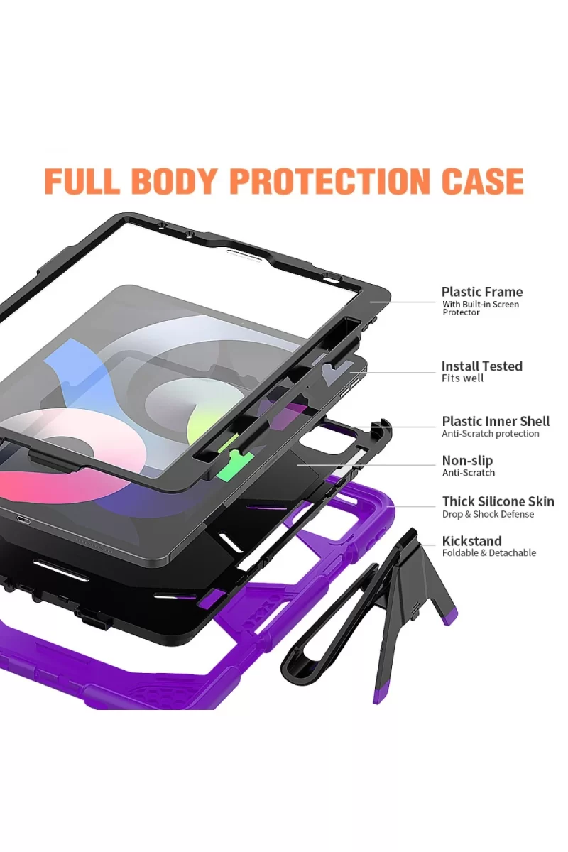 Newface iPad Pro 11 (2020) Kılıf Griffin Tablet Kapak - Mor