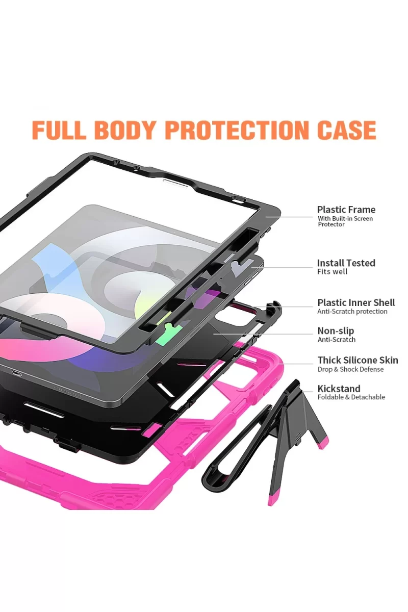 Newface iPad Pro 11 (2020) Kılıf Griffin Tablet Kapak - Pembe