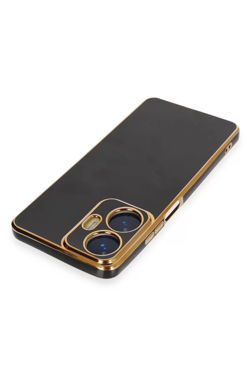 Newface Realme C55 Kılıf Volet Silikon - Siyah