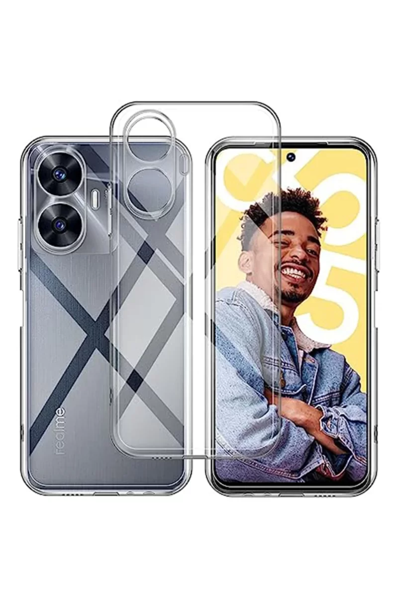 Newface Realme C55 Kılıf Lüx Şeffaf Silikon