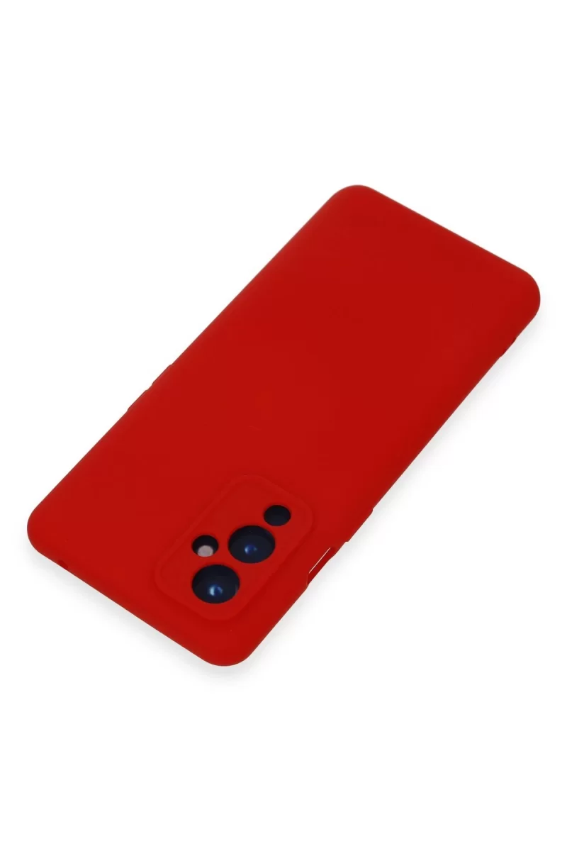 Newface One Plus 9 Kılıf Nano içi Kadife Silikon - Kırmızı