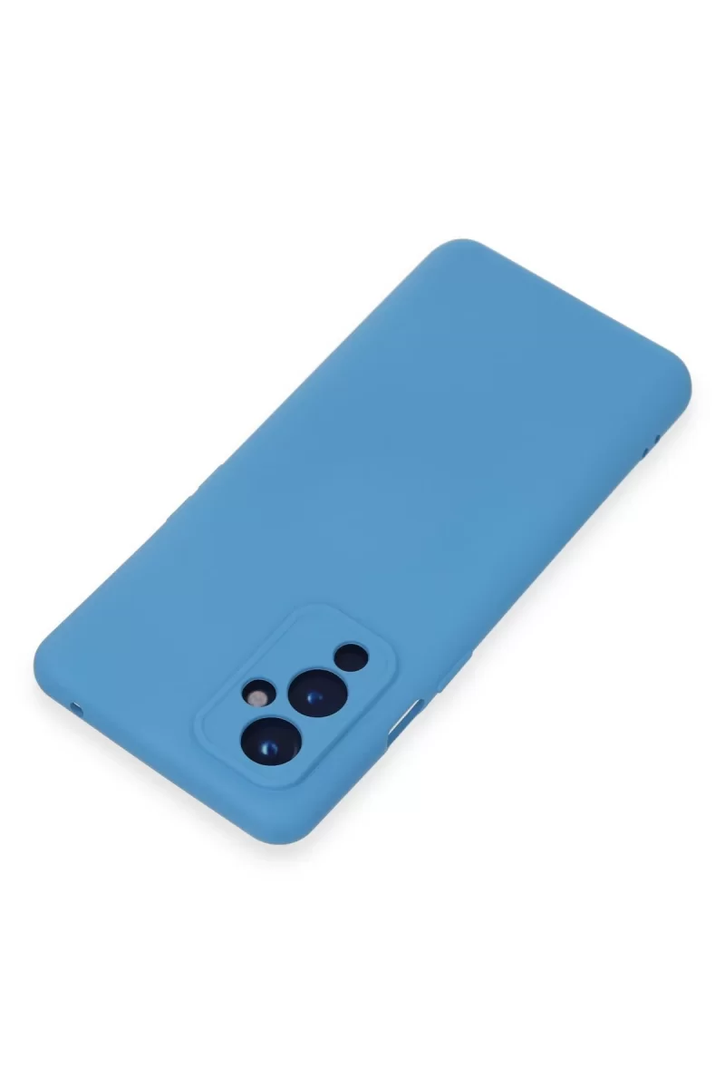 Newface One Plus 9 Kılıf Nano içi Kadife Silikon - Mavi