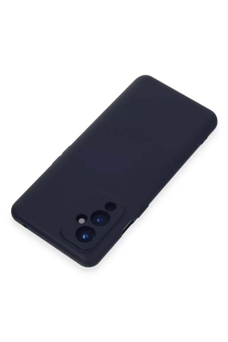 Newface One Plus 9 Kılıf Nano içi Kadife Silikon - Lacivert