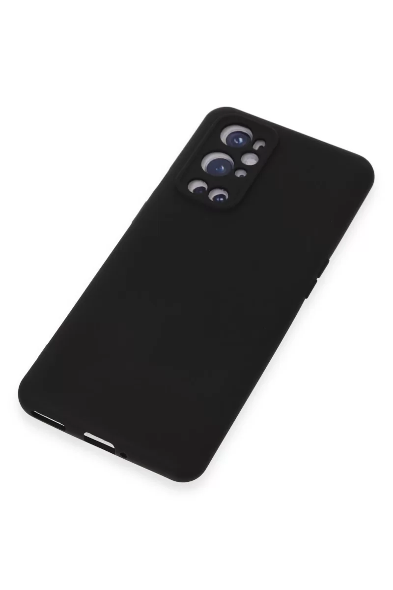 Newface One Plus 9 Pro Kılıf Nano içi Kadife Silikon - Siyah
