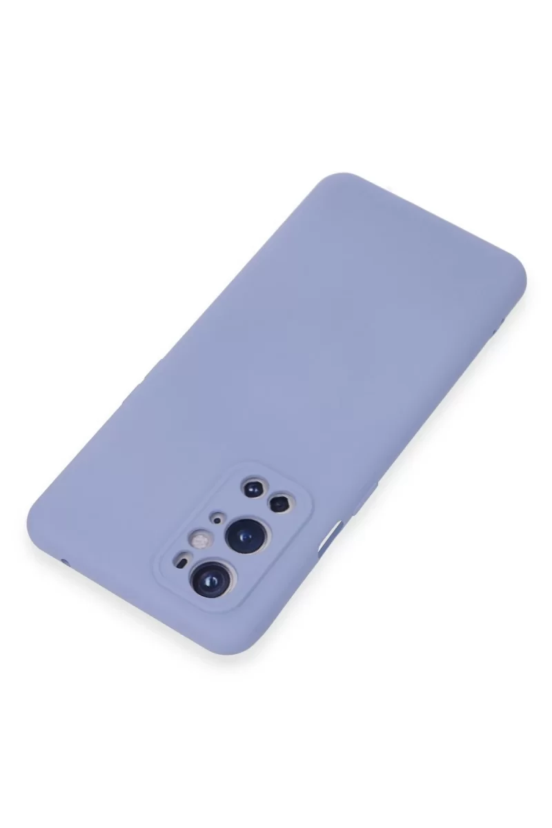 Newface One Plus 9 Pro Kılıf Nano içi Kadife Silikon - Mavi