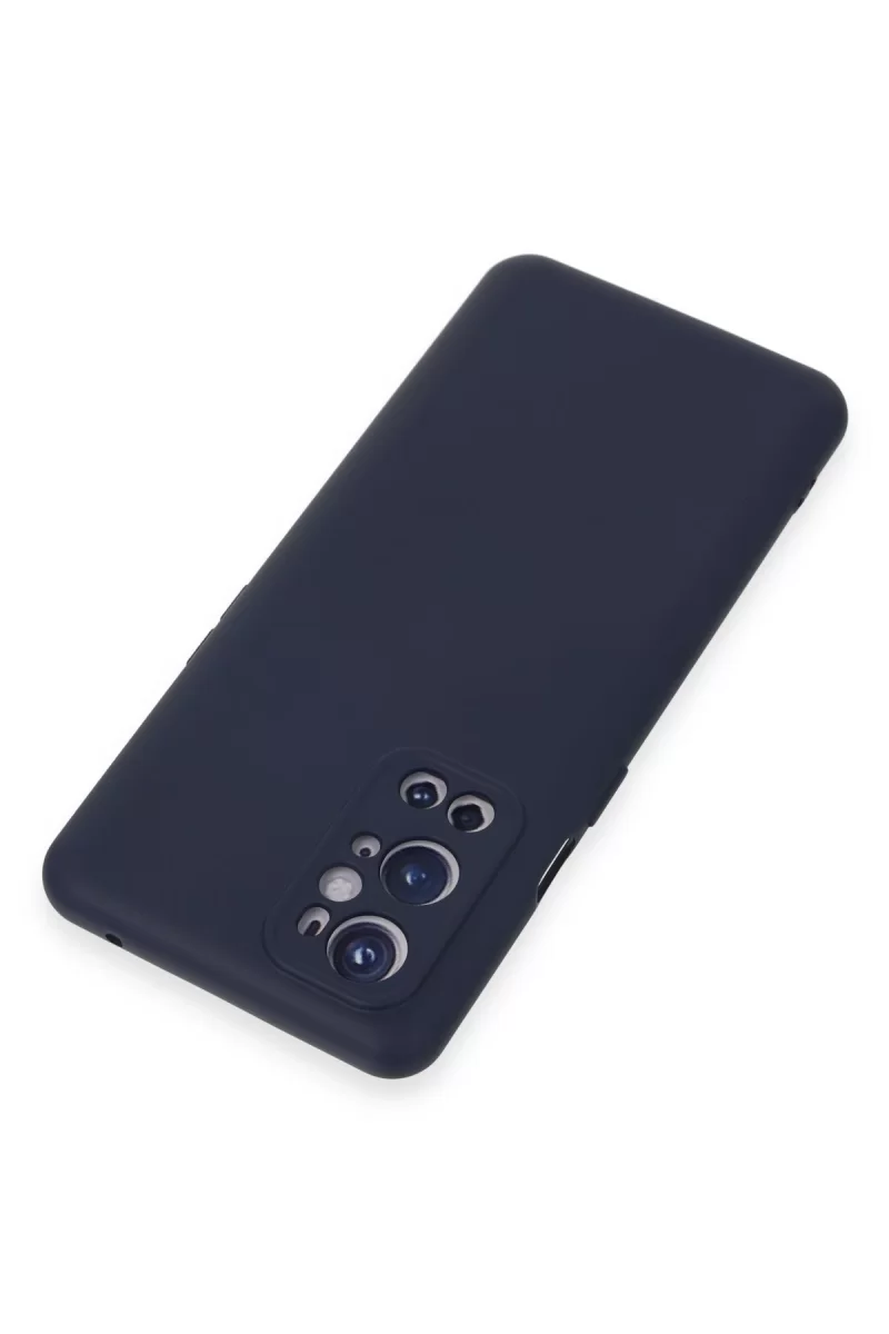 Newface One Plus 9 Pro Kılıf Nano içi Kadife Silikon - Lacivert