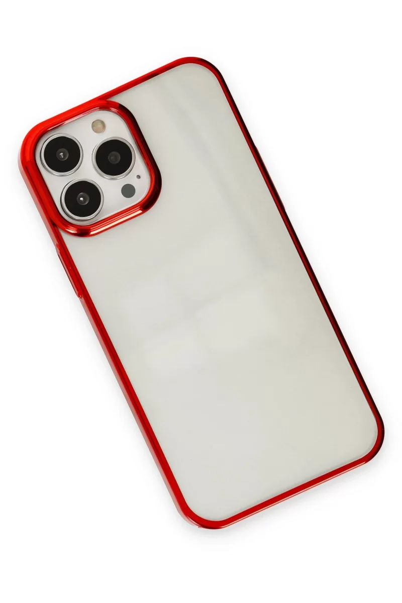 Newface iPhone 14 Pro Kılıf Element Silikon - Kırmızı