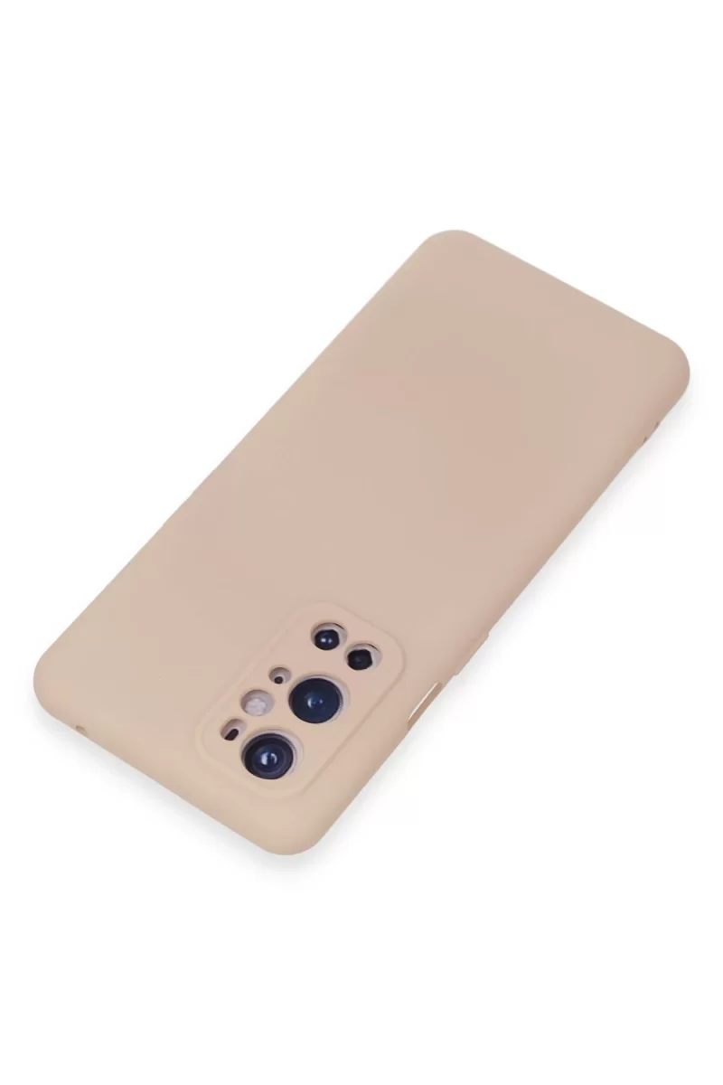 Newface One Plus 9 Pro Kılıf Nano içi Kadife Silikon - Pudra