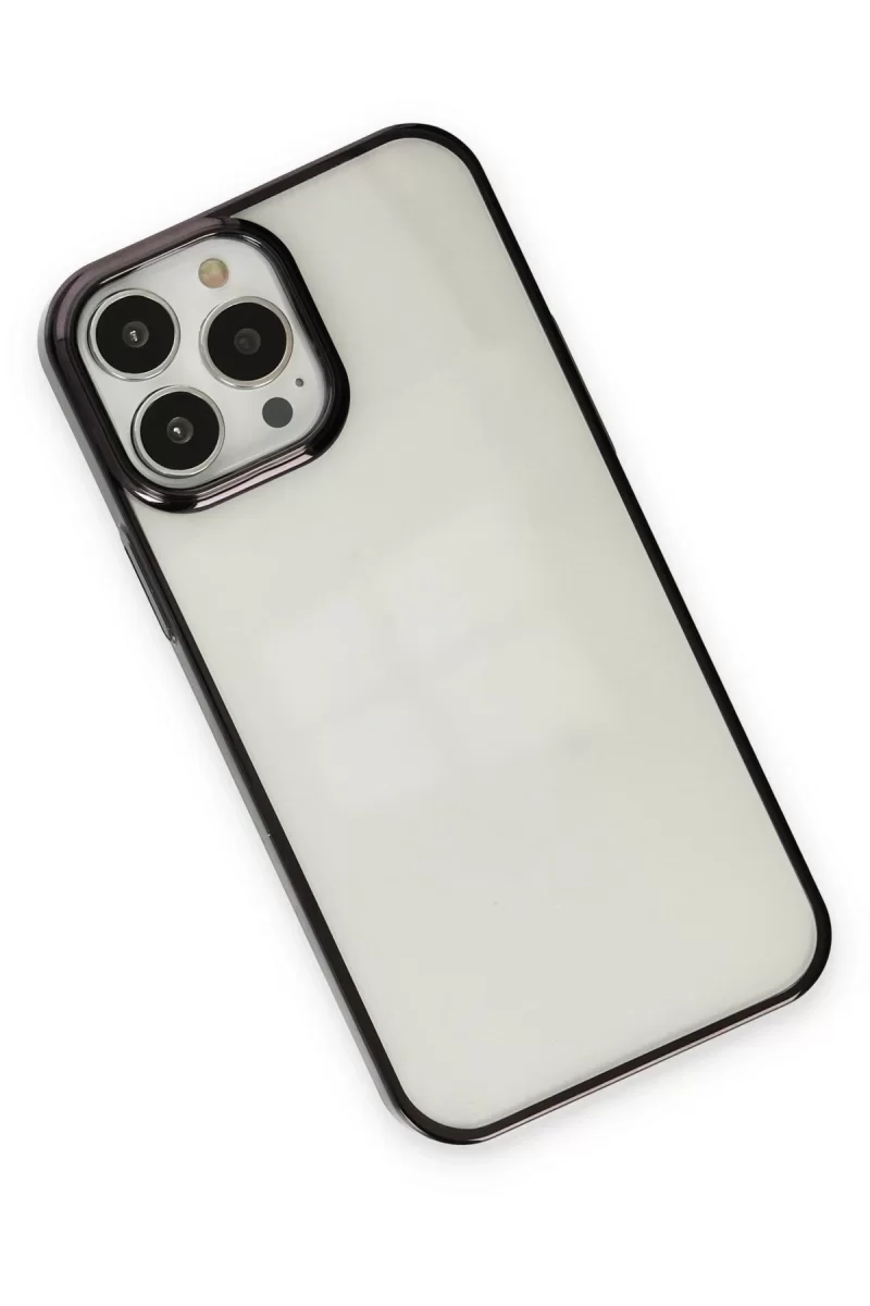 Newface iPhone 14 Pro Max Kılıf Element Silikon - Siyah