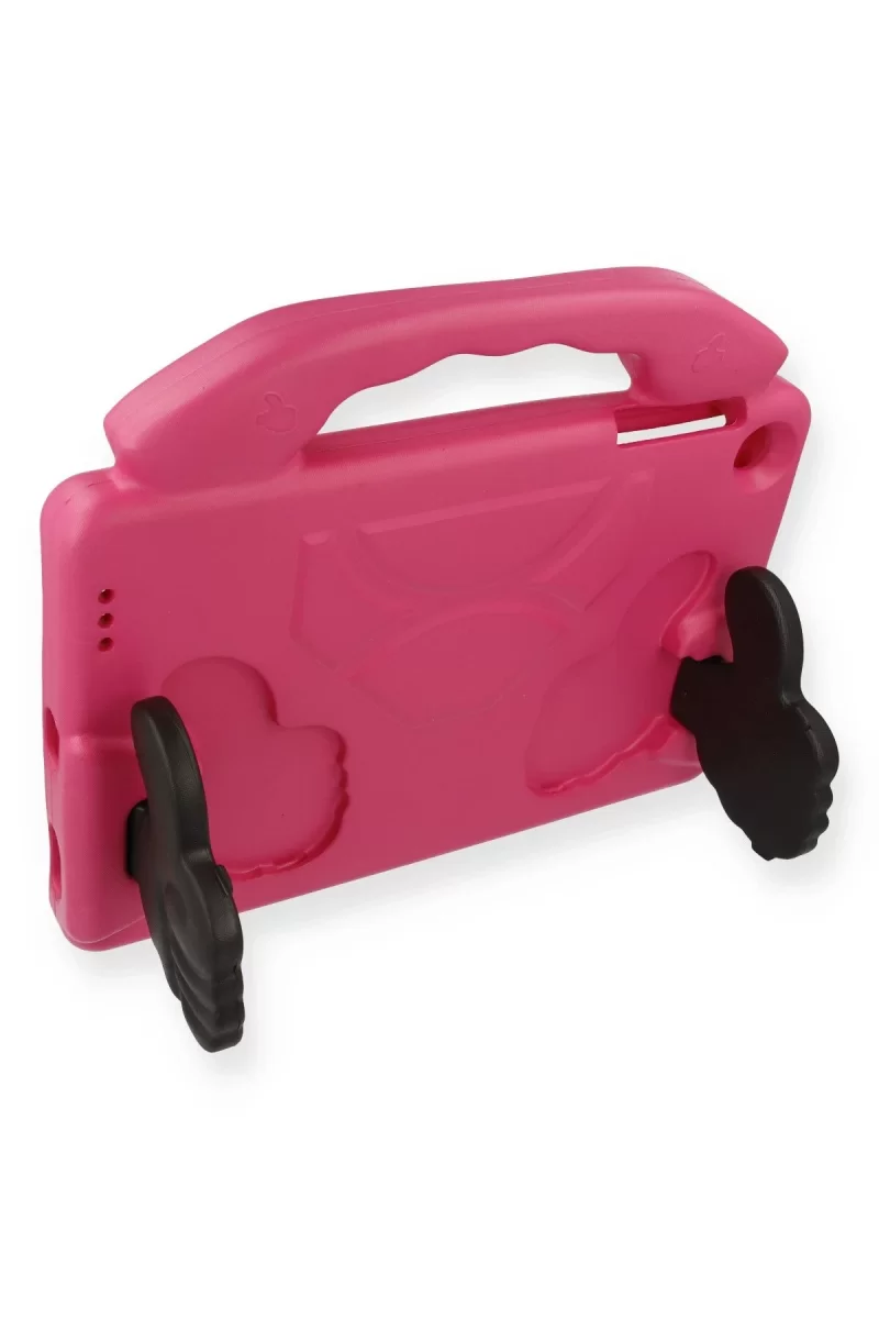 Newface Lenovo Tab M10 TB328FU Kılıf Like Stantlı Tablet Silikon - Pembe