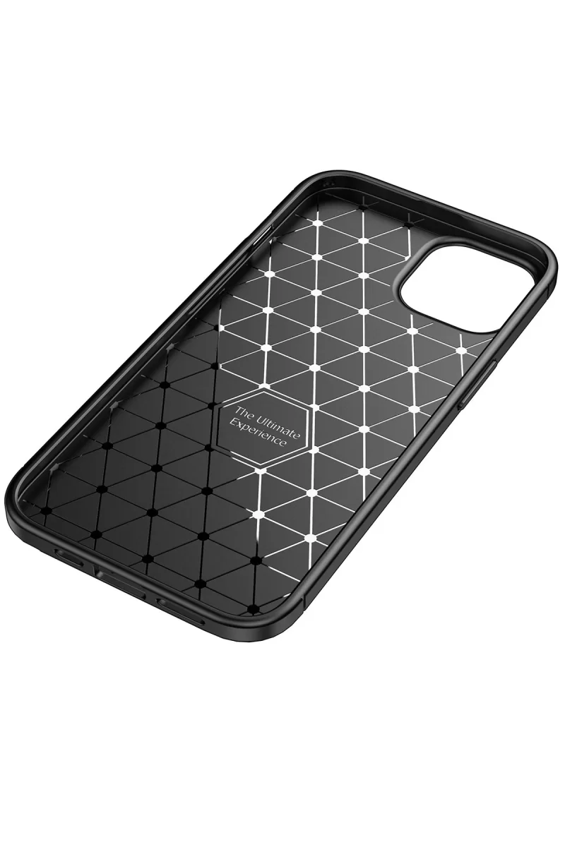 Newface iPhone 14 Plus Kılıf Auto Focus Karbon Kapak - Siyah