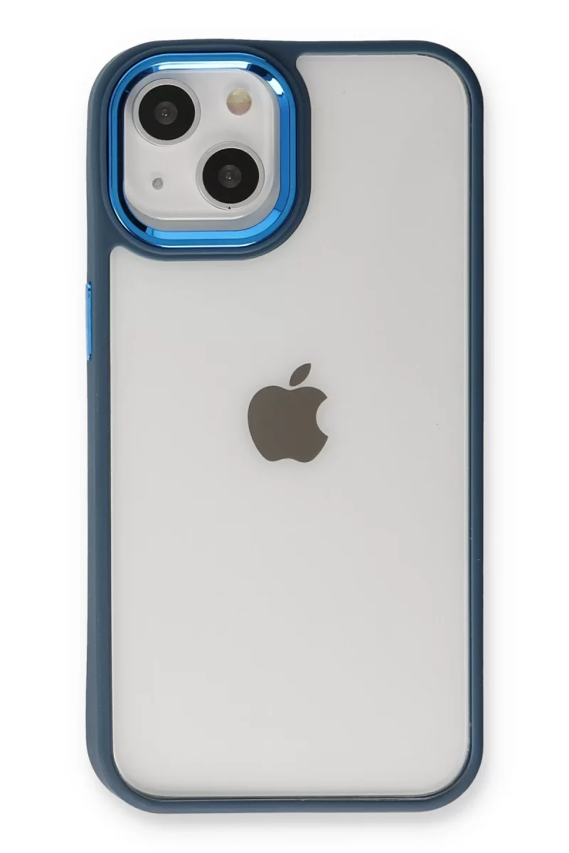 Newface iPhone 14 Plus Kılıf Dora Kapak - Mavi