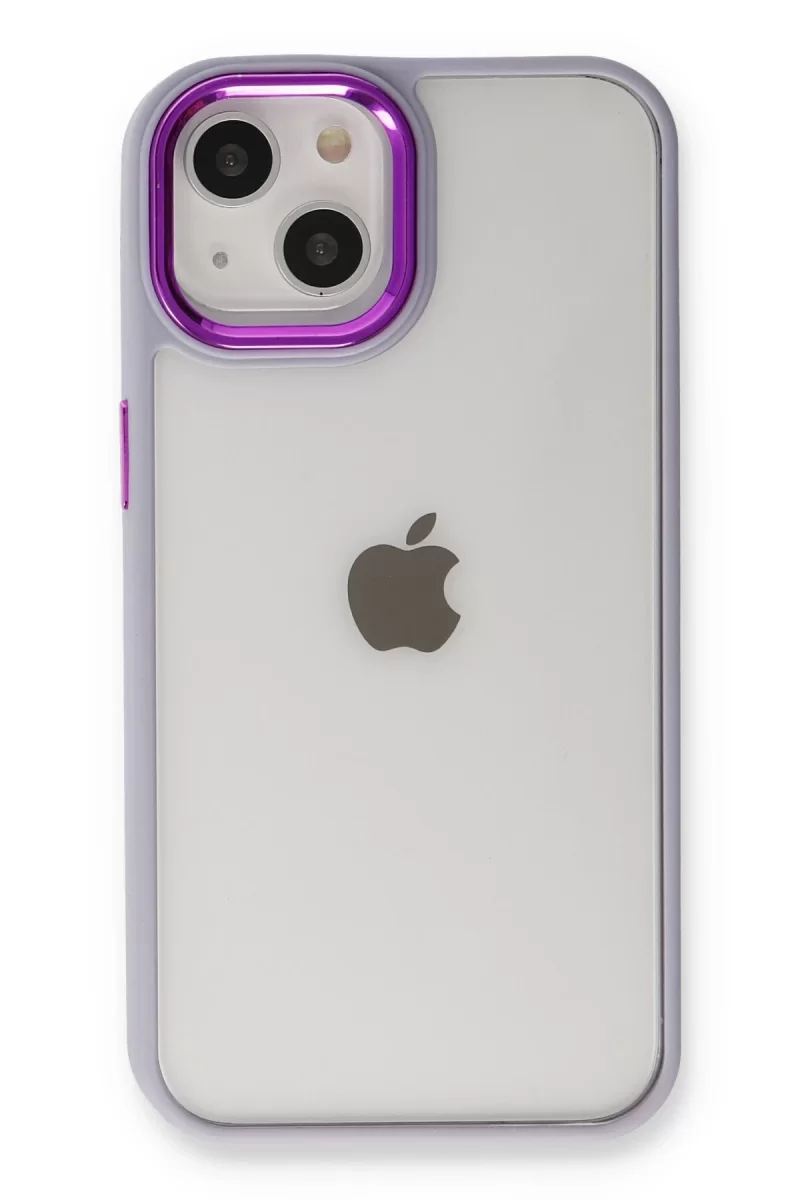 Newface iPhone 14 Plus Kılıf Dora Kapak - Lila