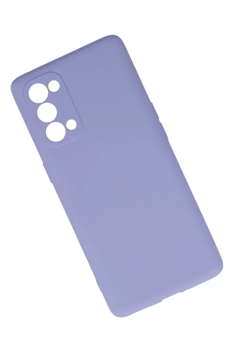 Newface Oppo Reno 5 Pro Kılıf Nano içi Kadife Silikon - Lila