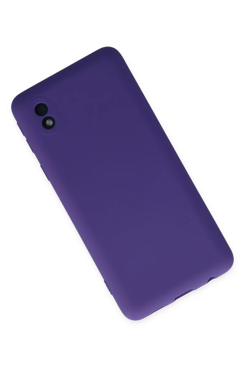 Newface Samsung Galaxy A01 Core Kılıf Nano içi Kadife Silikon - Mor