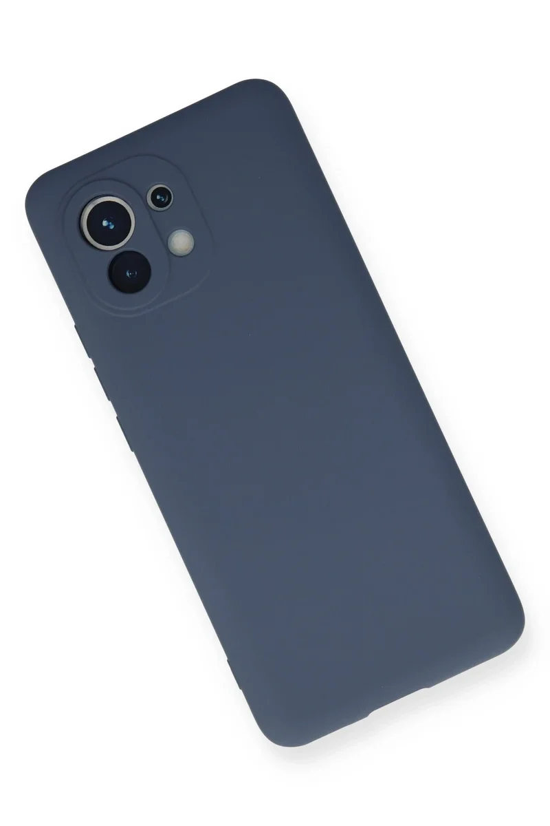 Newface Xiaomi Mi 11 Kılıf Nano içi Kadife Silikon - Gri