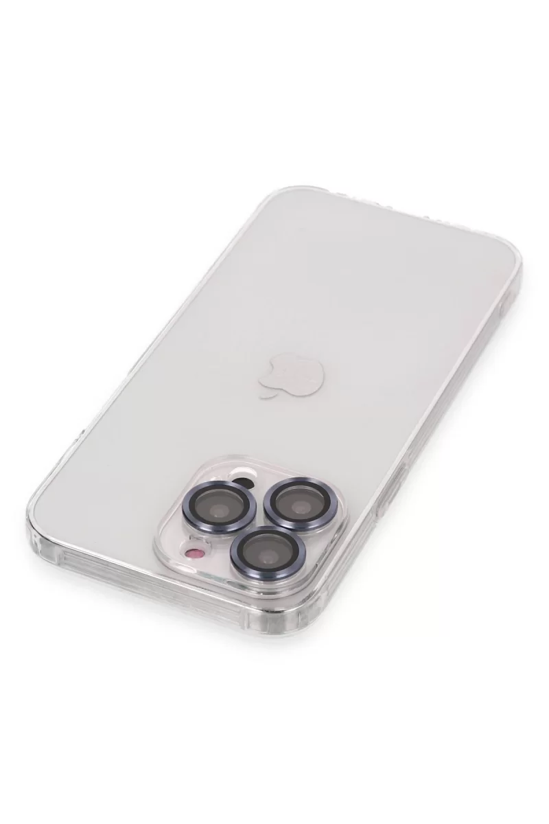 Newface iPhone 13 Pro Kılıf Luko Lens Silikon - Sierra Blue