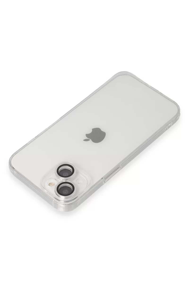 Newface iPhone 14 Kılıf Luko Lens Silikon - Gümüş
