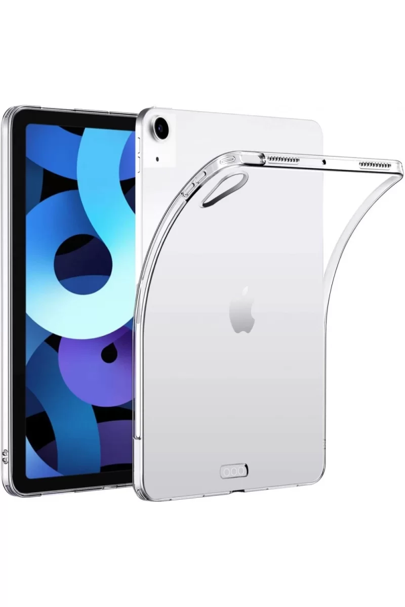 Newface iPad Air 5 (2022) Kılıf Tablet Şeffaf Silikon