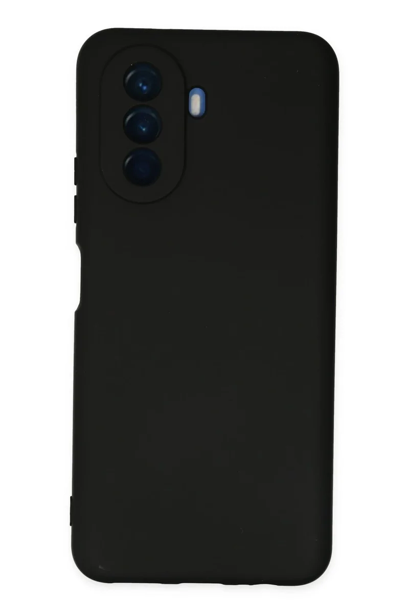 Newface Huawei Nova Y70 Kılıf Nano içi Kadife Silikon - Siyah