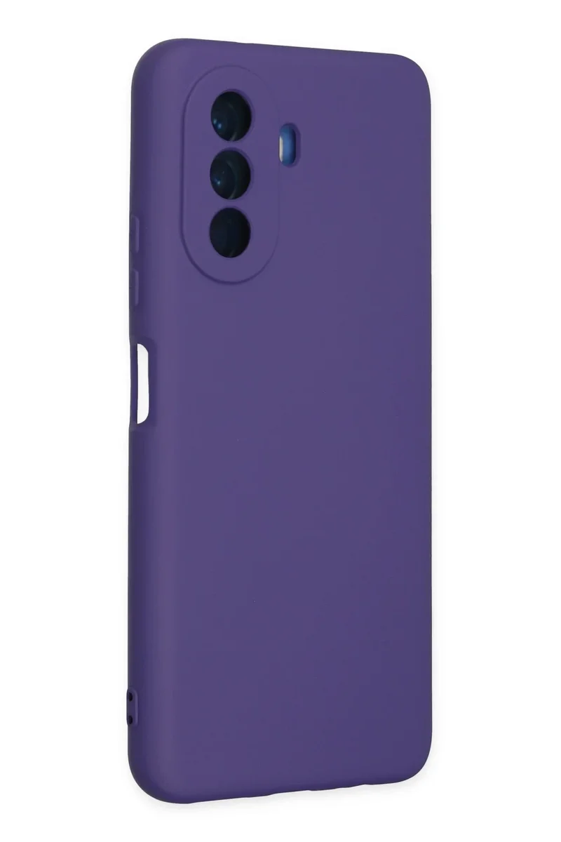 Newface Huawei Nova Y70 Kılıf Nano içi Kadife Silikon - Mor