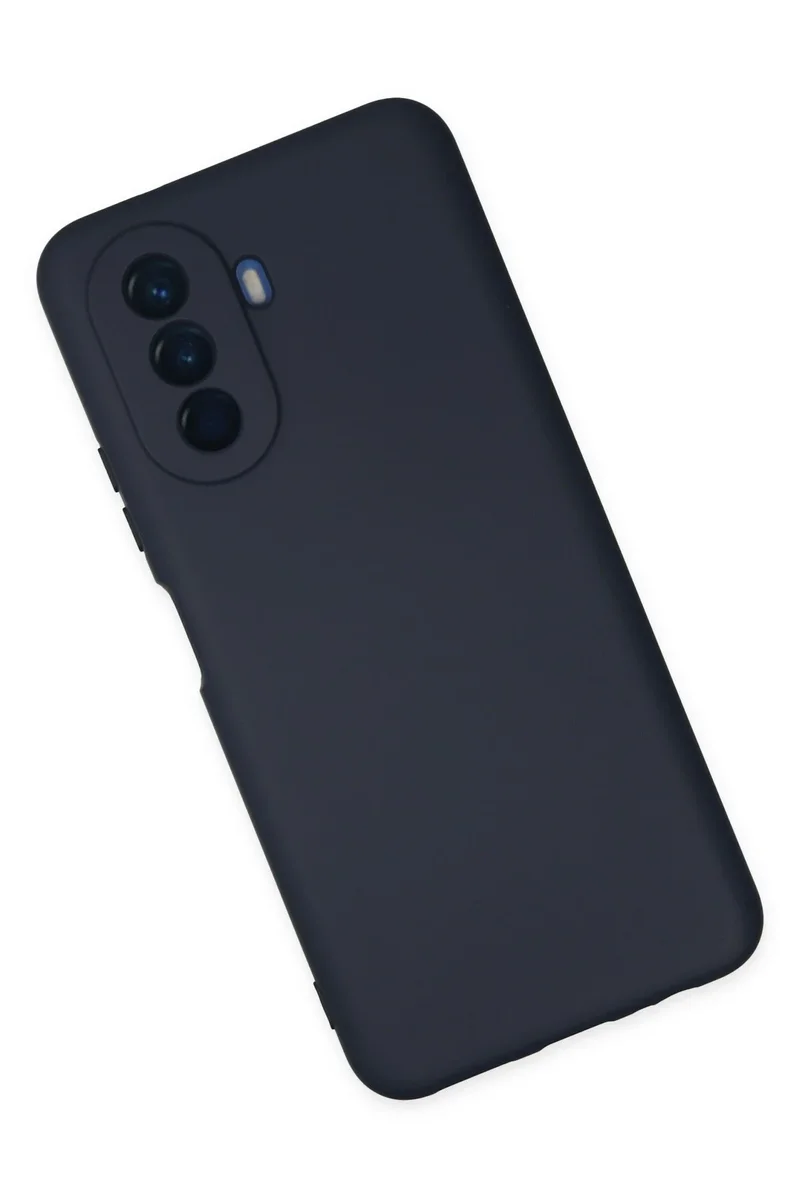 Newface Huawei Nova Y70 Kılıf Nano içi Kadife Silikon - Lacivert