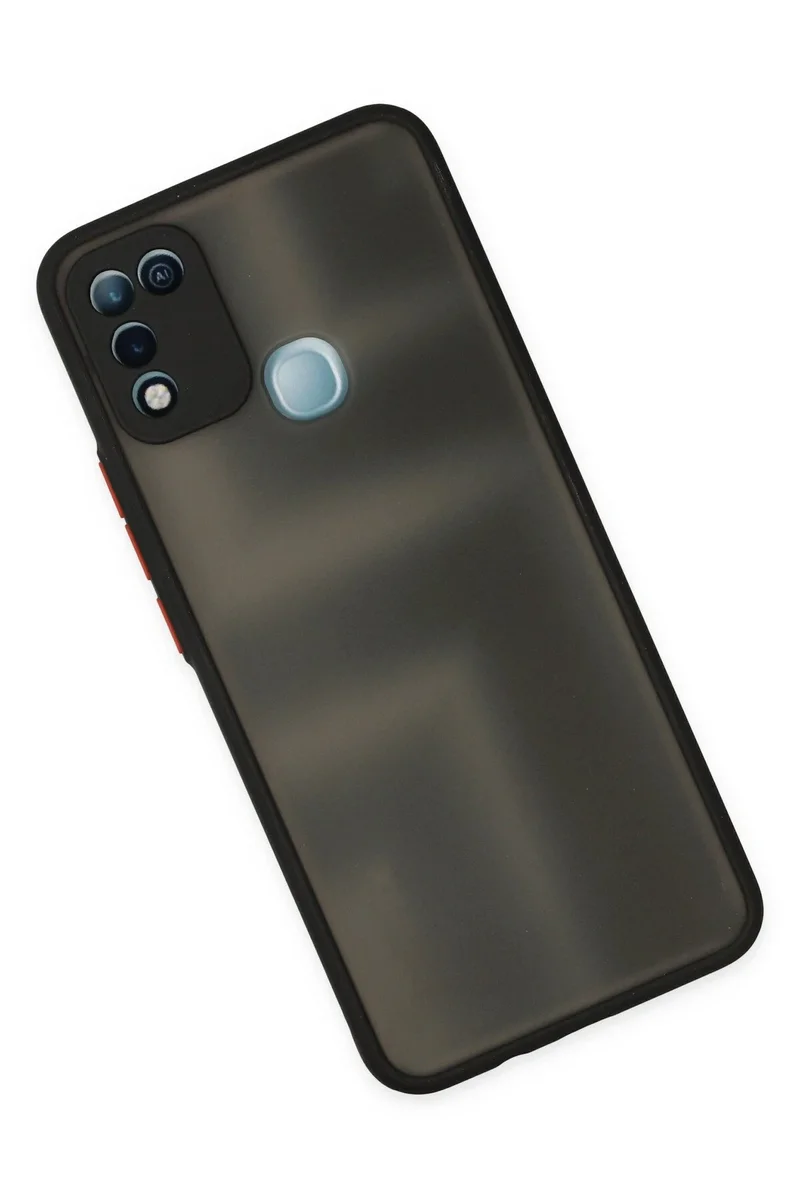 Newface İnfinix Hot 10 Play Kılıf Montreal Silikon Kapak - Siyah