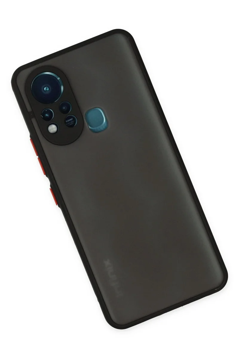 Newface İnfinix Hot 11s Kılıf Montreal Silikon Kapak - Siyah