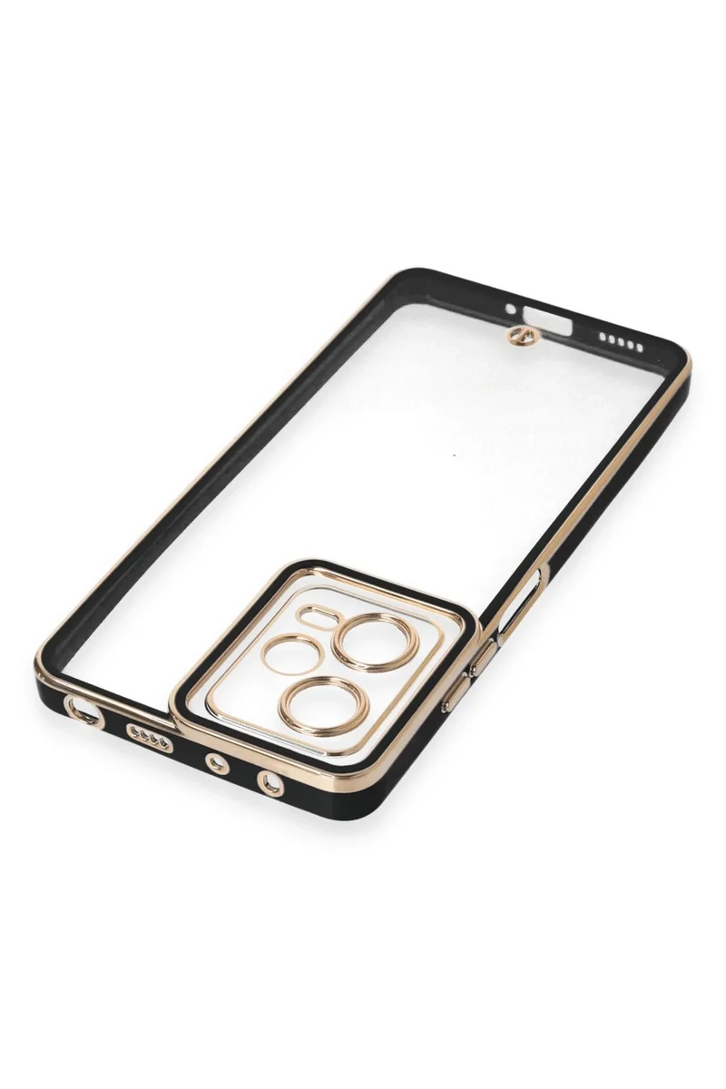 Newface Xiaomi Redmi Note 12 5G Kılıf Liva Lens Silikon - Siyah