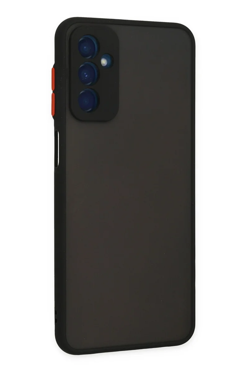 Newface Samsung Galaxy M13 Kılıf Montreal Silikon Kapak - Siyah