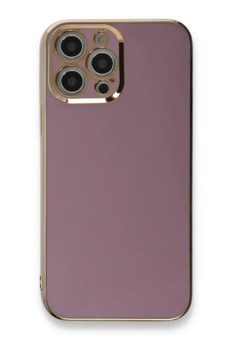 Newface iPhone 12 Pro Kılıf Volet Silikon - Mor